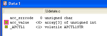 acc_value配列の表示