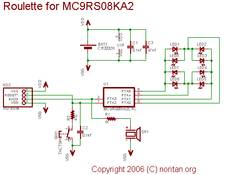 RouletteKA2の回路図