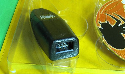 USBSPYDER08本体のBDMコネクタ